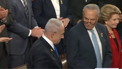 Netanyahu's 'Awkward' Interaction With Senator Chuck Schumer Goes Viral | Watch