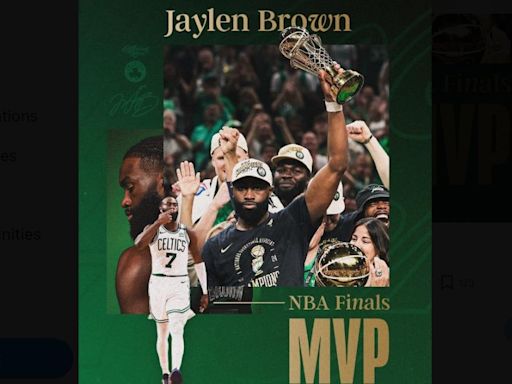 NBA總冠軍／塞爾提克布朗奪FMVP 狂讚塔特姆要與他分享│TVBS新聞網