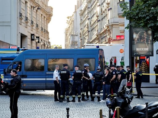 Man shot dead by police after knifing officer in Paris