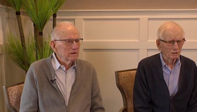 Twin brothers celebrate their 90th birthdays together