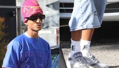 Jaden Smith Elevates Street Style With New Balance x MSFTSrep 0.01 Suede Sneakers
