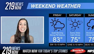 219 News Now: Check out the weekend forecast with Zoe Mintz 05/24/24