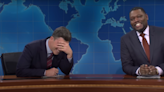 Michael Che pulls April Fool’s Day prank on Colin Jost during ‘SNL’ Weekend Update