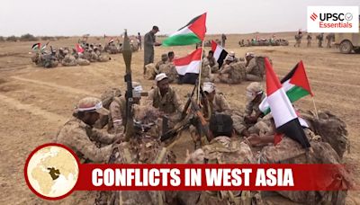 Conflicts in West Asia: Israel-Hamas war and the Yemen quagmire