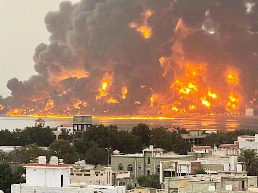 Flames from Israeli strike on Yemen port ‘seen across Middle East’