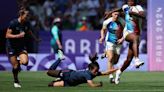 Rugby Sevens-Four-try Okemba keeps French fans rocking
