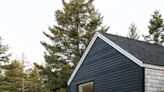 A Contrasting Front Door Is Just One Way to Nail a Black and White House Exterior