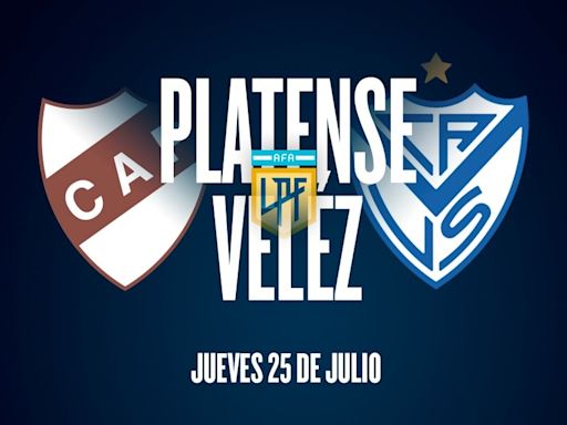 Platense vs. Vélez por la Liga Profesional: día, horario y cómo ver por TV