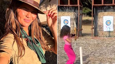 Chrissy Teigen Jokes She ‘Survived’ Her ‘First Girl Scout Camping Trip’ with Daughter Luna