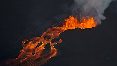 Watch: Lava "cascades" into crater as Hawaii volcanic eruption continues