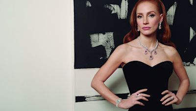 Jessica Chastain Channels Old-school Hollywood Glamour in Damiani Ad Campaign