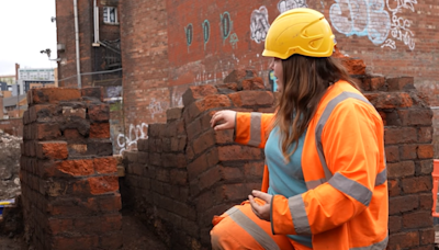 Workers unearth steelworks at medieval castle in UK — and find someone’s ‘hidey-hole’