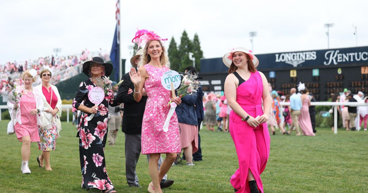 'Really powerful' | 150 resilient women walked in the Kentucky Oaks Survivors Parade