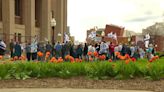 Pro-Israel and pro-Palestinian protesters clash on U of M campus