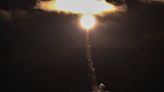 Video shows the moment a new Russian submarine test-fired an intercontinental-range 'Bulava' missile