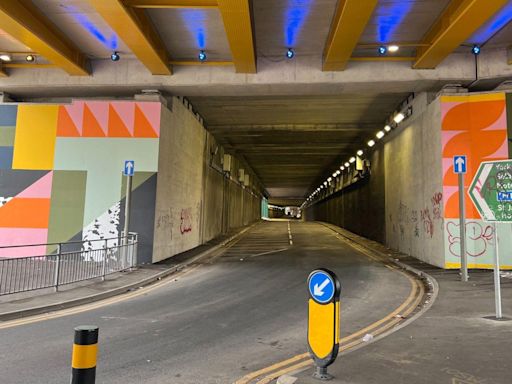 Road tunnel reopens earlier than planned