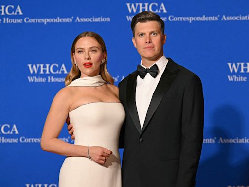 Michael Che tricks Colin Jost into cracking joke about wife Scarlett Johansson in Weekend Update