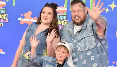Jelly Roll Brings Children Bailee and Noah to 2024 Kids' Choice Awards