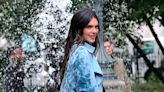 Kendall Jenner Jumps in a NYC Fountain Fully Dressed While Shooting Calvin Klein Ad