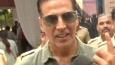 Watch: Akshay Kumar Casts His First Vote As Indian Citizen Before Leaving For London
