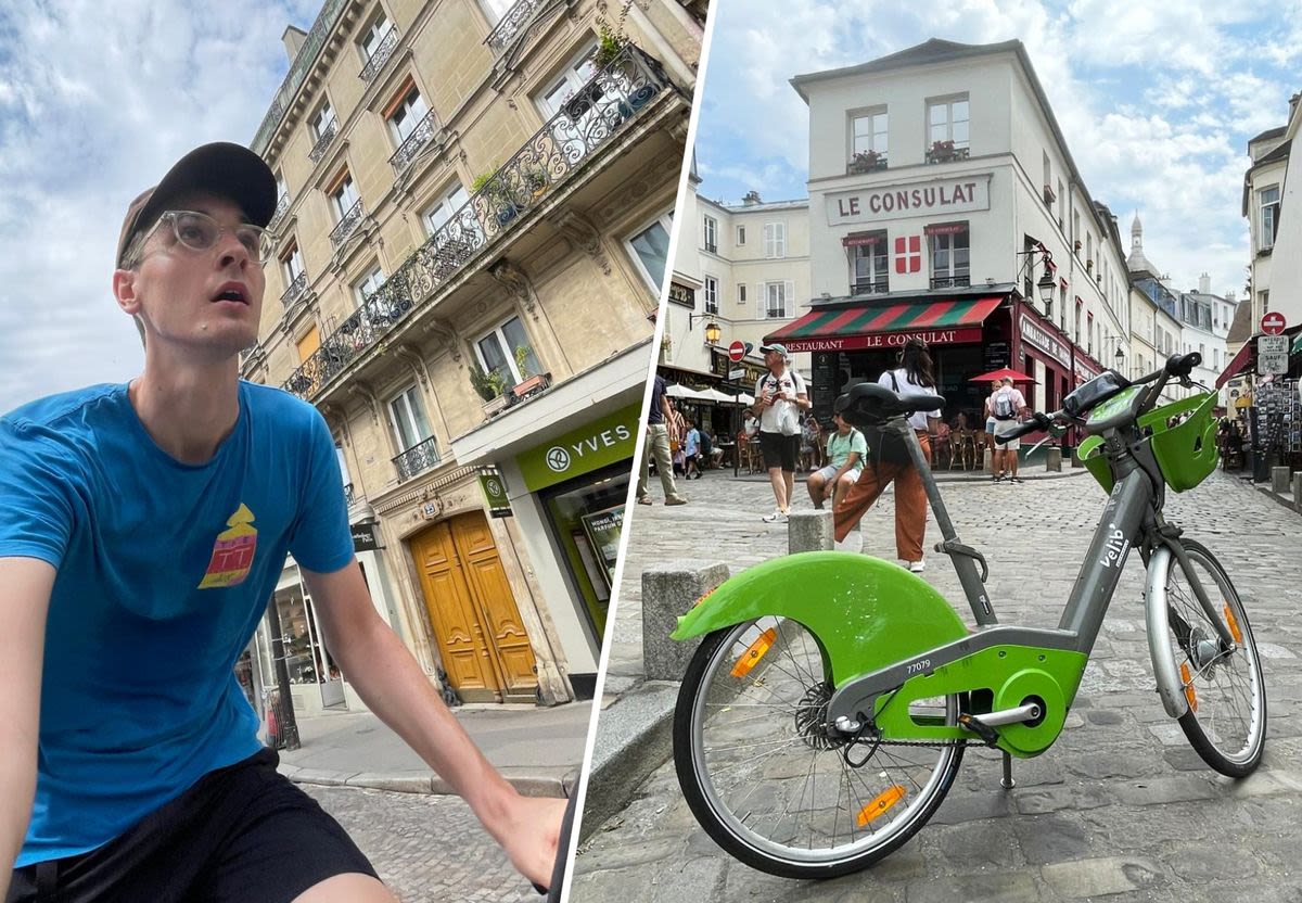 I rode the Paris Olympics road race course on a 20-kilogram hire bike