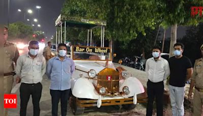 Four arrested for 'Car-o-bar' at wedding in Noida | Noida News - Times of India