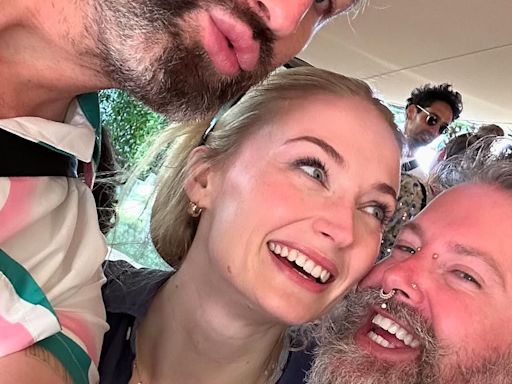 Sophie Turner parties with pals at Wilderness Festival event