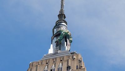 A 270-Foot Replica of Vhagar the Dragon is Currently Sitting Atop the Empire State Building