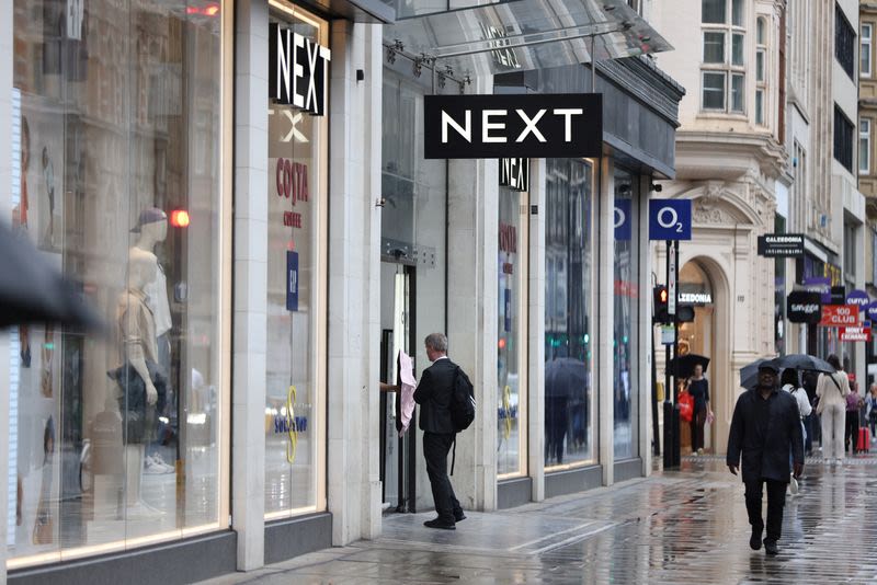 Britain's Next keeps profit guidance after first-quarter sales rise