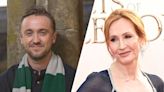 Harry Potter's Tom Felton praises JK Rowling for "bringing joy to generations"