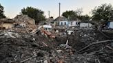 Russian rockets hit Ukrainian town on independence day, 22 killed