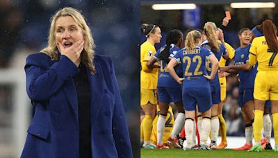 ...Women's Champions League history' - Emma Hayes fumes at Kadeisha Buchanan red card as Barcelona beat Chelsea to UWCL final spot | Goal.com South Africa