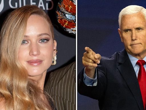 Jennifer Lawrence Roasts Mike Pence Over Controversial Conversion Therapy Views