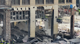 Officials: Natural gas explosion tears facade off bank in Youngstown, Ohio