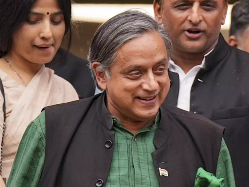 Shashi Tharoor’s ‘The Great Indian Novel’, Mahabharat metaphors fuel fiery budget debate in Parliament | India News - Times of India