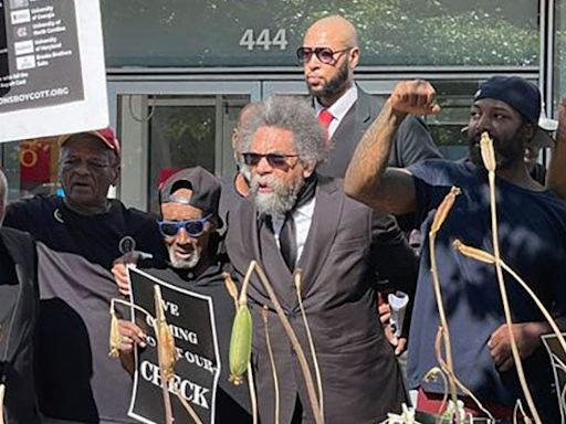 Cornel West joins DC reparations protest against Wells Fargo Bank