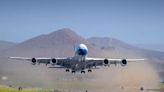 Initial A380 for UK start-up Global arrives in Scotland for return-to-service work