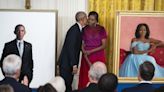 Barack and Michelle Obama Return to White House for Their Portraits Unveiling