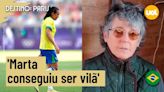 'Além de rainha, Marta também pode ser vilã', diz Milly Lacombe sobre derrota do Brasil