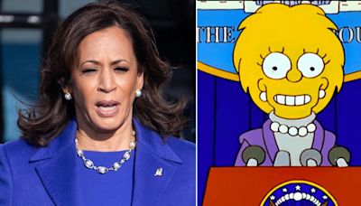 The Simpsons viewers compare Kamala Harris to President Lisa in 2000 episode