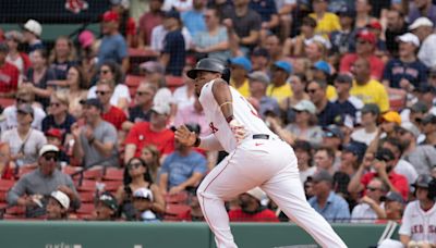 Devers double gives Red Sox win in extras