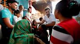 Rahul Gandhi Meets Families Of Hathras Stampede Victims
