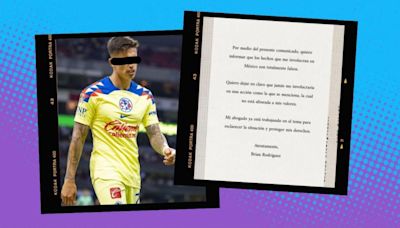 Brian ‘N’, jugador del América, niega denuncia en su contra por violación… pero borra comunicado | Fútbol Radio Fórmula