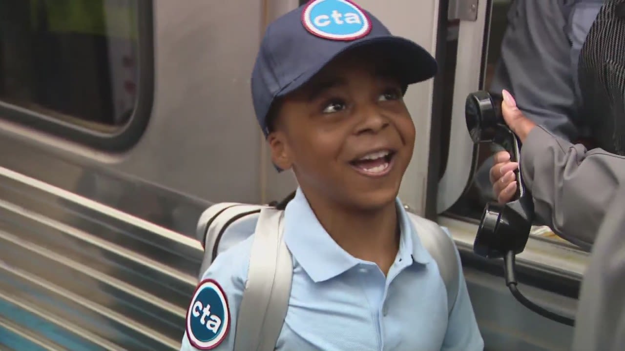 9-year-old becomes CTA operator for the day thanks to Make-A-Wish Illinois