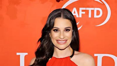 Lea Michele Shows Off Baby Bump - and Pregnancy Glow - on Red Carpet