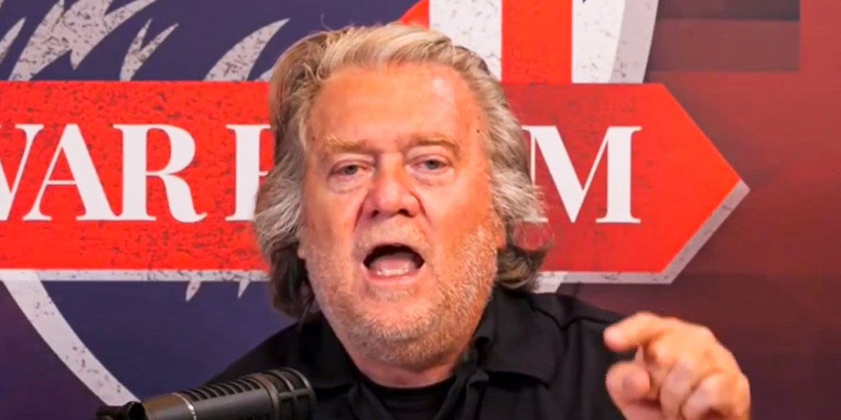 'We have to go on offense!' Steve Bannon melts down after Trump threatened with jail