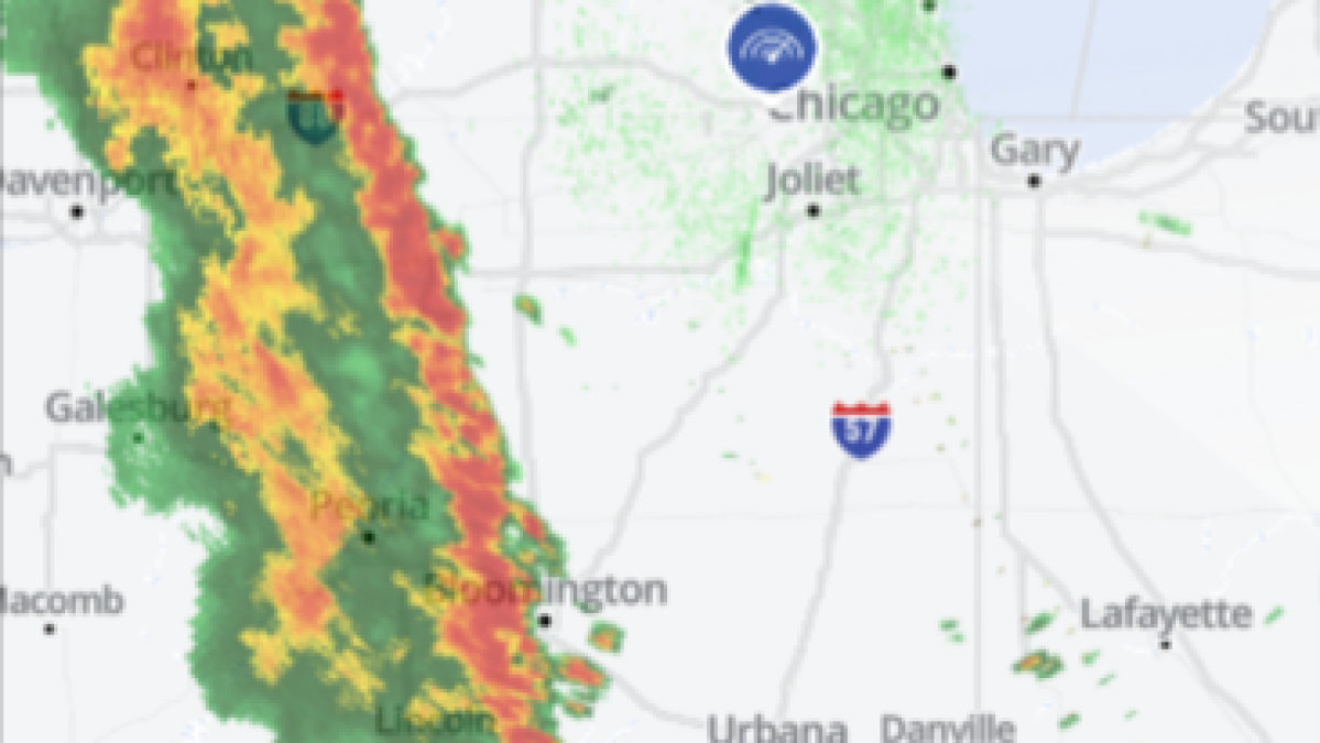 Illinois weather radar: Strong to severe storms headed to Chicago area