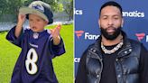 Odell Beckham Jr.'s Son Sports Baltimore Ravens Gear in Adorable Photo After Dad Signs with Team