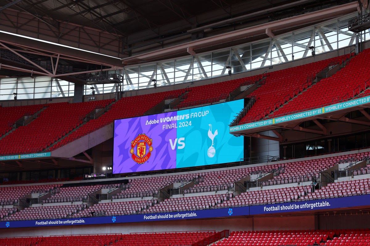 Women's FA Cup final LIVE! Manchester United vs Tottenham match stream, latest team news, lineups, TV today