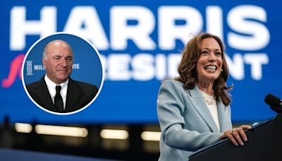 Kevin O'Leary says Kamala Harris is "killing it"